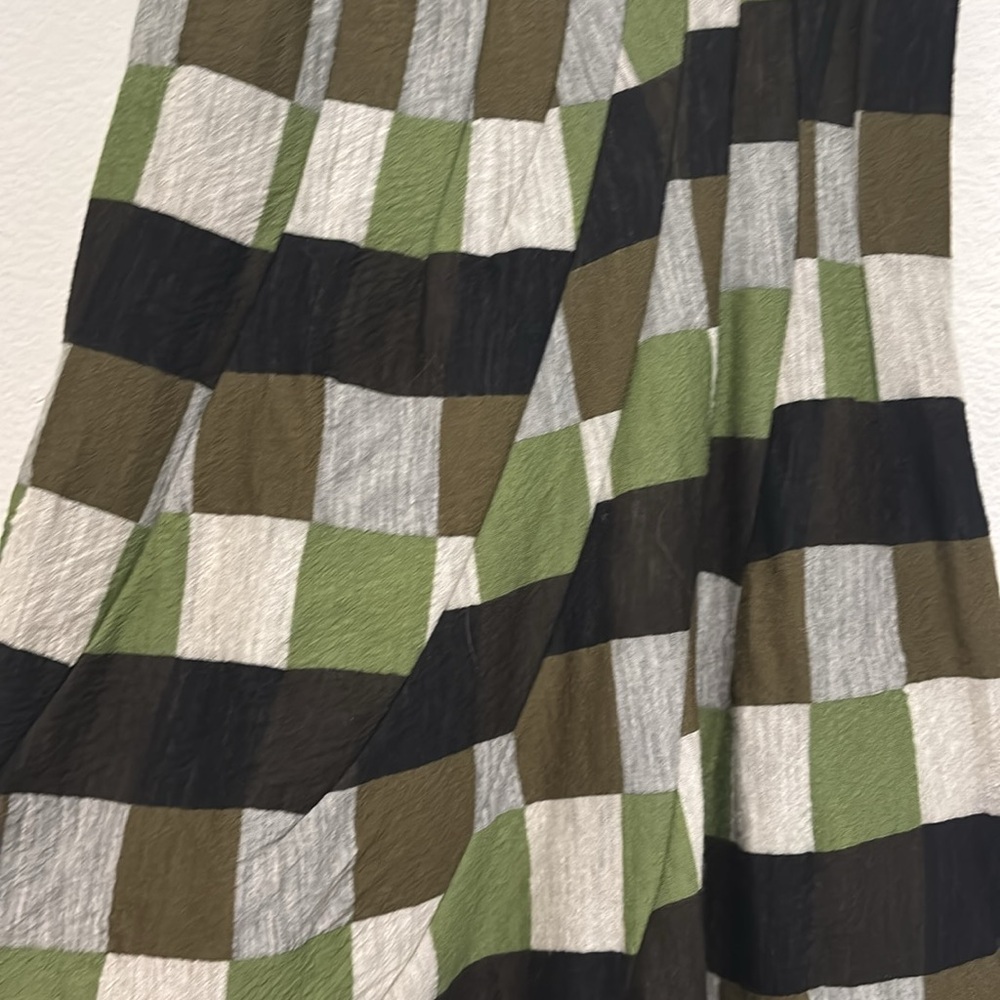 Yohji Yamamoto patch worked wool skirt - Picture 7 of 10